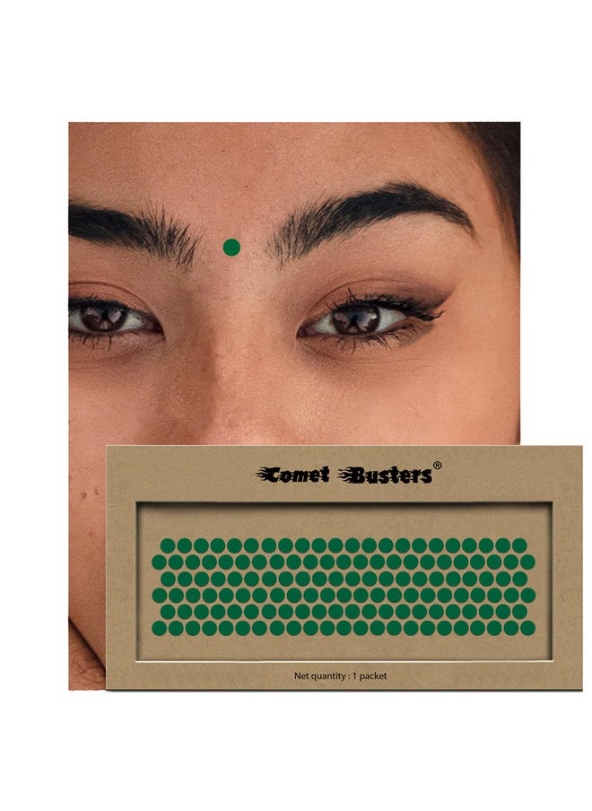 Comet Busters Beautiful Handcrafted Round Dark Green Velvet Bindis (6 mm) (BIN2102) - pzsku/ZDC1353C9C015B8E54C83Z/45/_/1741429056/dab206b4-1e44-4202-995c-5285896a7fd5