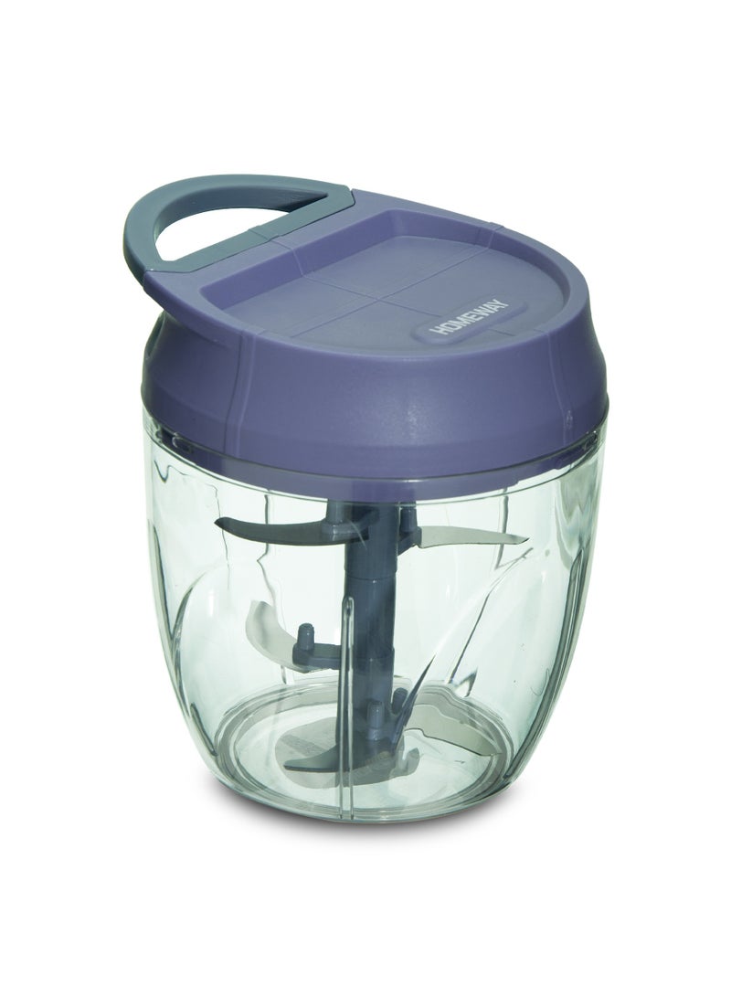 950ML Manual Chopper with Egg Breaker | Versatile Kitchen Tool for Easy Chopping and Egg Handling"