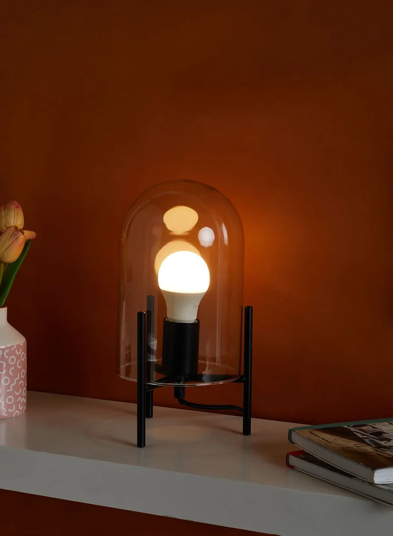 Leitmotiv Clear Glass Bell Table Lamp