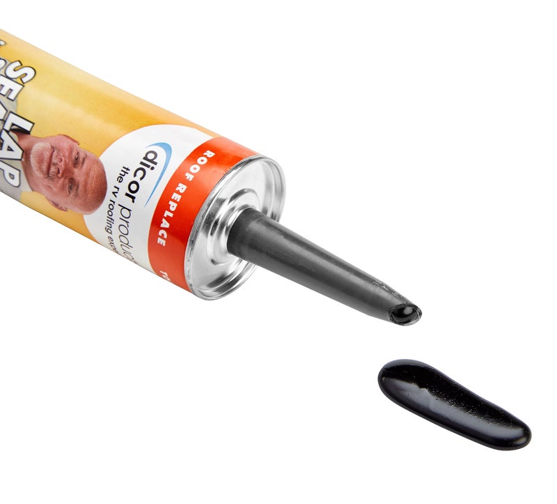 Dicor 501LSB-1 HAPS-Free Self-Leveling Lap Sealant for horizontal surfaces - 10.3 Oz, Black, Secure, Ideal for RV Roofing, Maintenance, Repair, Appliance Application - Image 2