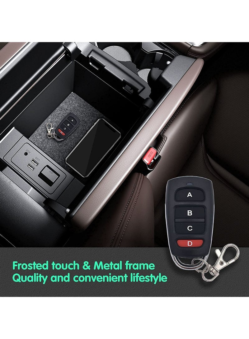 CMGTYYD 3pcs 433mhz Garage Door Cloning Remote Control Keys, , Universal Strong Wireless Copy Remote Control Keychain - Image 2