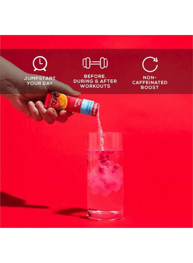 Hydrant Hydration Powder, Fruit Punch Flavor, 30 Individual Instant Electrolyte Rehydration Packets - Low Sugar Drink Mix for Daily Use, Travel & Workouts - Image 5