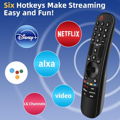 Nettech Replacement for LG TV Remote, for All 2019-2024 LG Remote Control for Smart TVs, for Magic MR20/21/22/23/24GA with Voice and Pointer Function. 1-Year Warranty. - Image 5