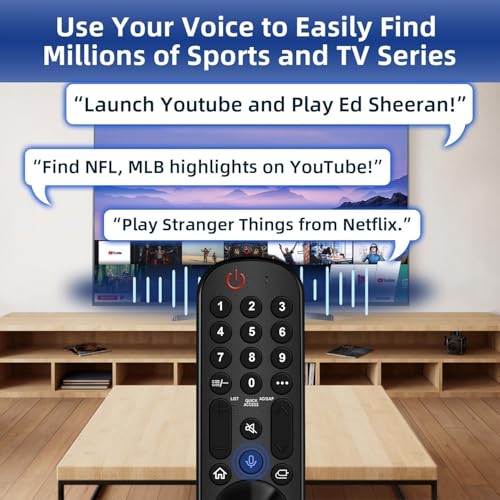 Nettech Replacement for LG TV Remote, for All 2019-2024 LG Remote Control for Smart TVs, for Magic MR20/21/22/23/24GA with Voice and Pointer Function. 1-Year Warranty. - Image 4