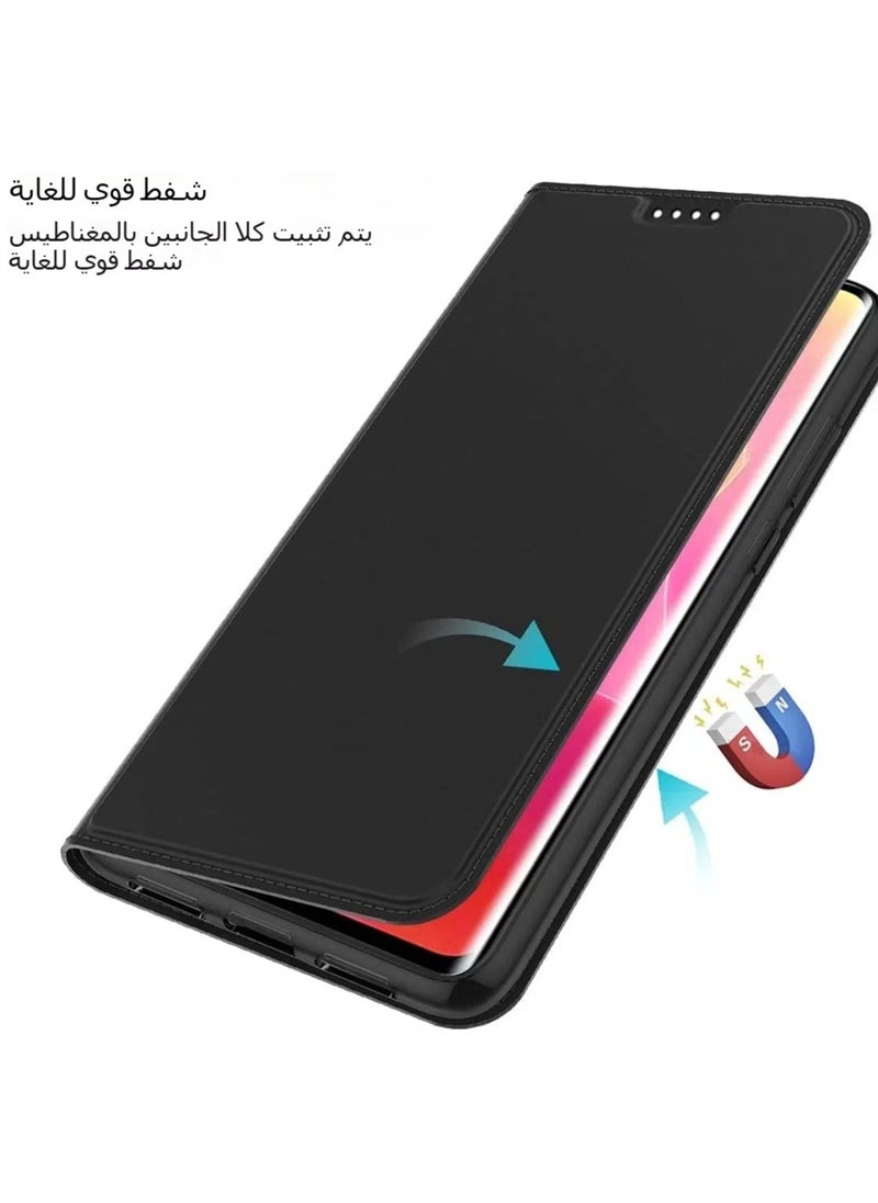General Leather Case for Samsung Galaxy S25  S25 Plus S25 Ultra (2024),Magnetic Anti-fall Phone Case with Card Slot & Stand Function,Ultra-Thin Shockproof Protective Cover  - Image 4