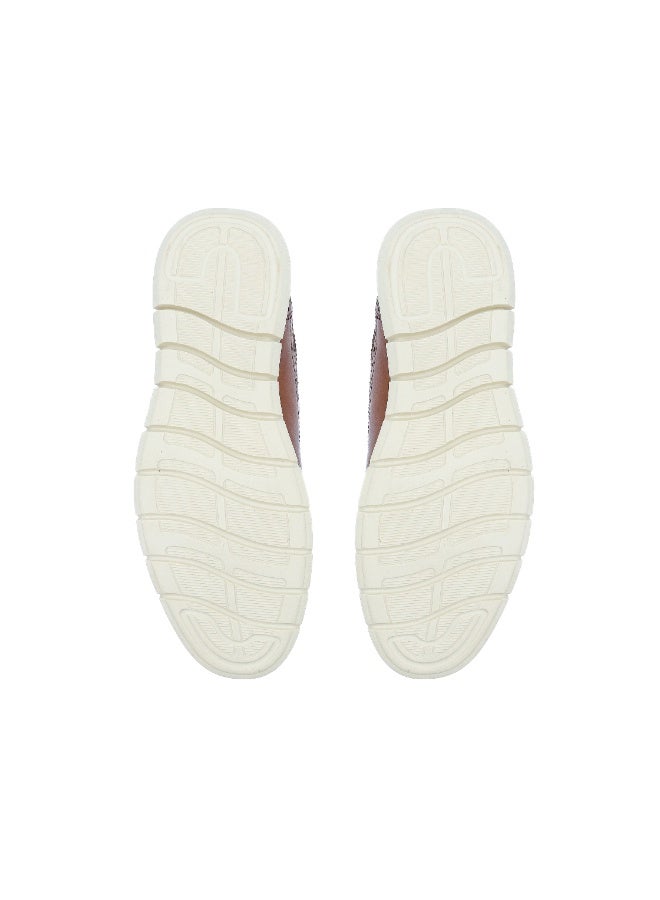 Hoog Shoes for Men Heritage Leather Casual Shoes Brown Comfortable Lace Up Oxford Style for Office & Everyday Wear - Image 5