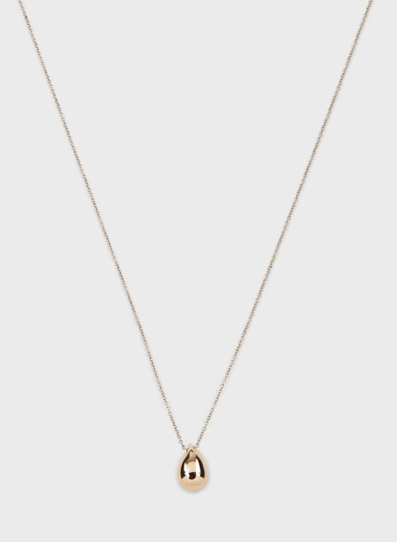 CALVIN KLEIN Sculptured Drops Necklace