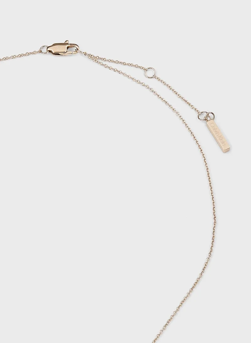 CALVIN KLEIN Sculptured Drops Necklace