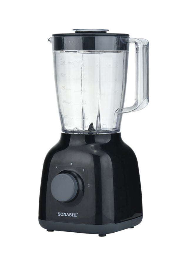 SONASHI 2 In 1 Blender & Smoothie Maker | 1.8L Unbreakable Jar | 2 Speed & Pulse Setting | Best for Spice Grinding, Smoothie Making and Juicing | with Stainless Steel Blades, Safety Lock System 1.25 L 650 W SB-144NB Black - Image 3