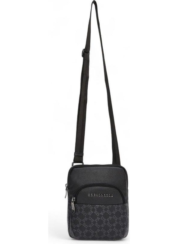 U.S. Polo Assn. Base. Polo Assn.  Black Unisex Messenger Bag PLEVR23602  - Image 1