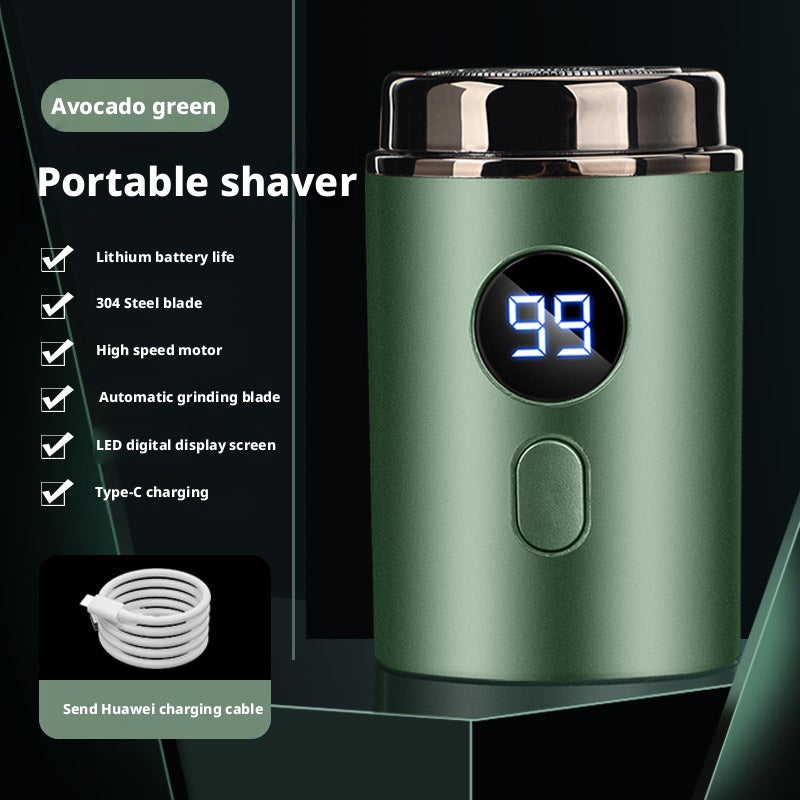 Electric Mini Shaver Rechargeable Waterproof Travel Portable Men's Razor - Image 4