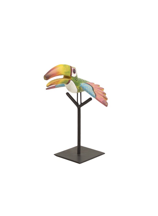 Halfpound Small Resin Toucan Table Decor 26x20x22cm - Image 3