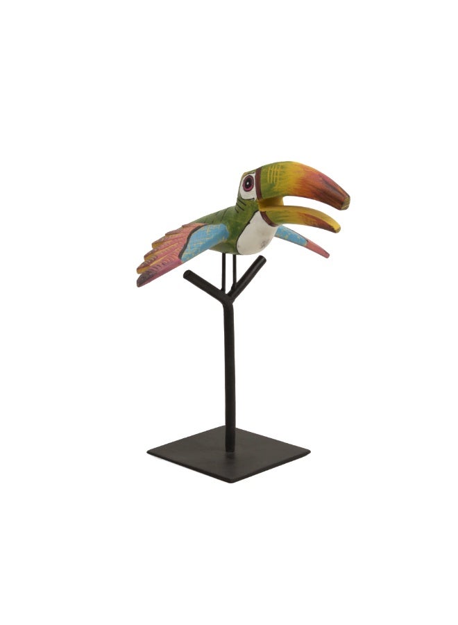 Halfpound Small Resin Toucan Table Decor 26x20x22cm - Image 1