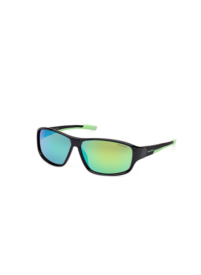 SKECHERS Plastic Oval Full Rim Men Polarized Sunglass - Image 1