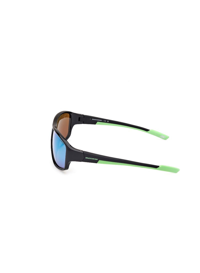 SKECHERS Plastic Oval Full Rim Men Polarized Sunglass - Image 4