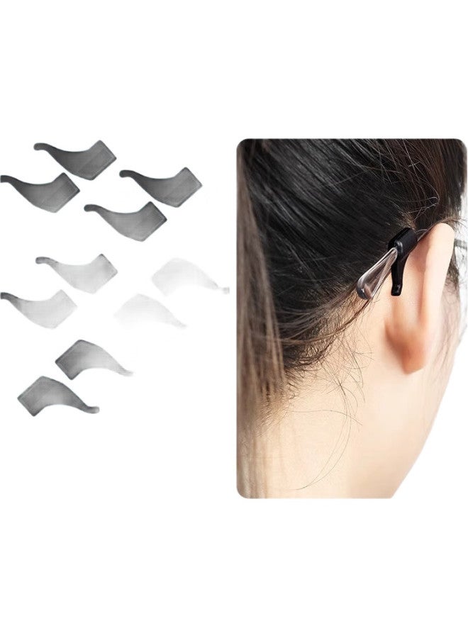 Boshide Glasses Anti-Slip Ear Hooks - Black (Small Size, Pack Of 5) - Image 2