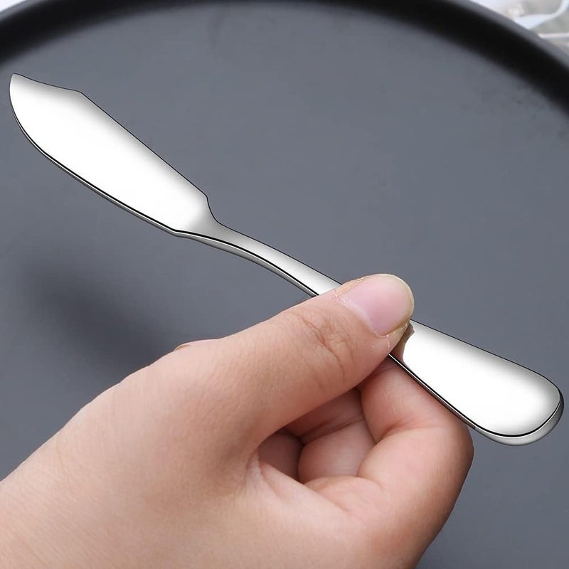 AOOSY Stainless Steel Butter Knives Cheese Knives Butter Spreader for Kitchen Restaurant PartySet of 2 - Image 3