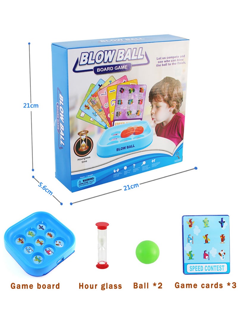Ball Blowing Machine Chess Board Game, Children's Balance Ball Blowing Game, Motor Skill Toy - Image 4