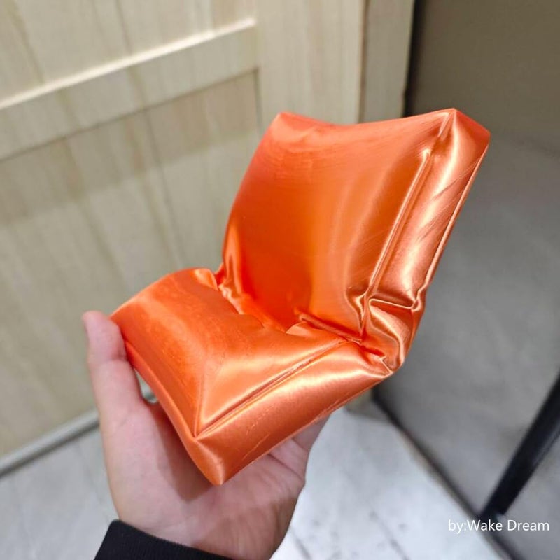Globally spread simple design Silk Orange PLA Filament 1.75mm 3D Printer Filament 1KG 2.2 LBS Spool 3D Printing Material Shine Silky Shiny Metallic Metal Gold Silver Copper Bronze PLA Filament Flat working surface - Image 4