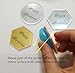 XIAOYUE 12PCS Eid Mubarak Acrylic Cake CharmEid Mubarak Acrylic Cake Disc Cupcake ToppersEid Cupcake Toppers Eid Decoration - Image 2