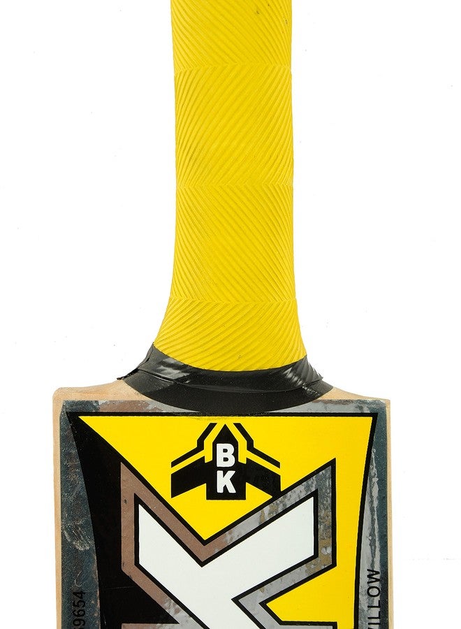 Klapp BK Blaster Popular Willow Size 7 Cricket Bat with Klapp Cricket Tennis Ball(Size 7) (Yellow) - Image 5