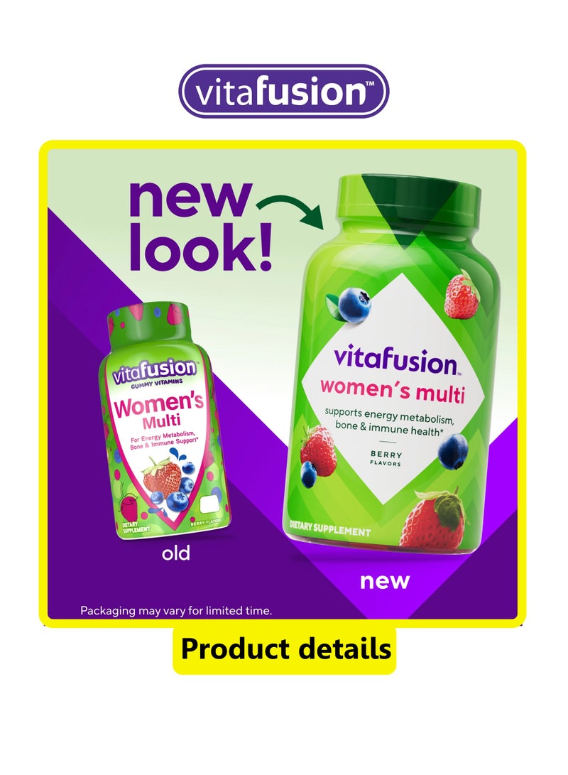 Vitafusion Adult Gummy Vitamins for Women, 120 Count - Image 3