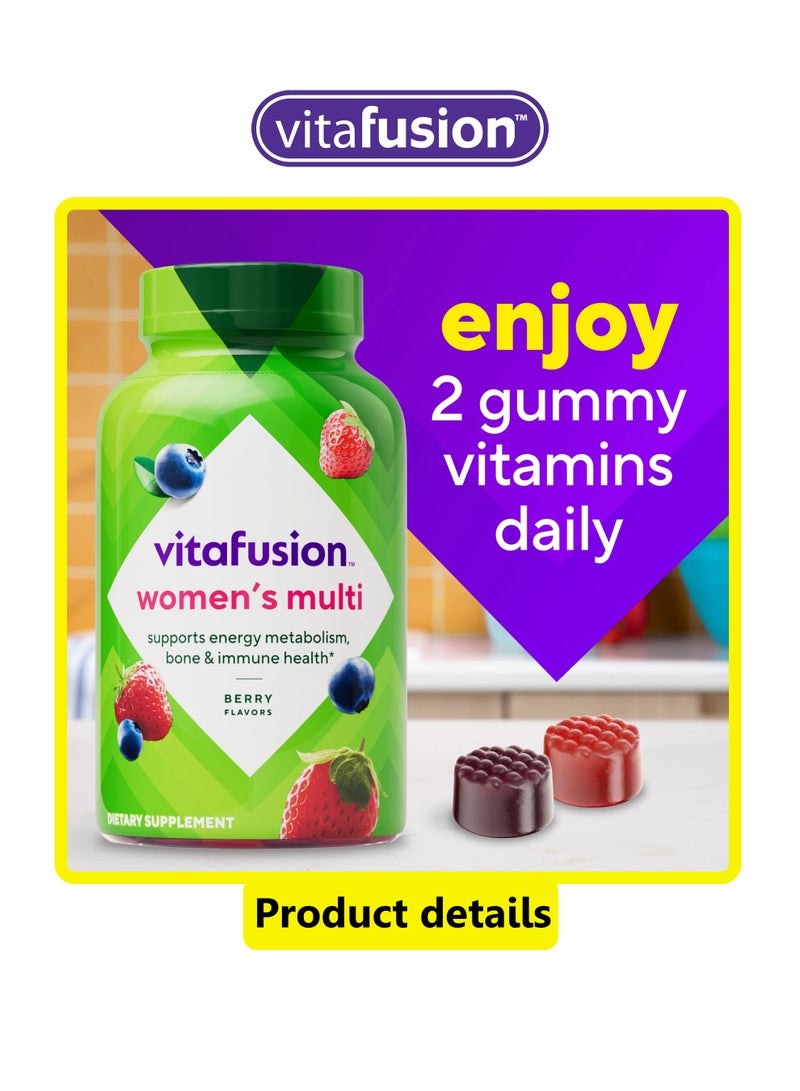 Vitafusion Adult Gummy Vitamins for Women, 120 Count - Image 5