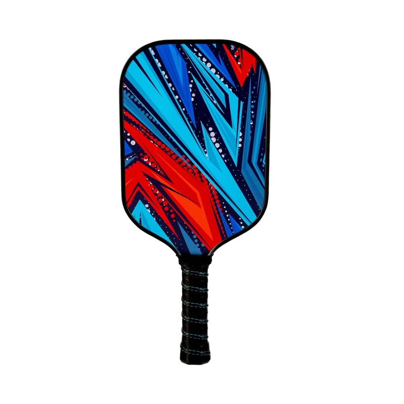 Everhype Carbon Fiber Pickleball Paddle Set, 2 Rackets, Advanced Level, Cushion Comfort Grip, Blue and Black (Pro) - Image 1