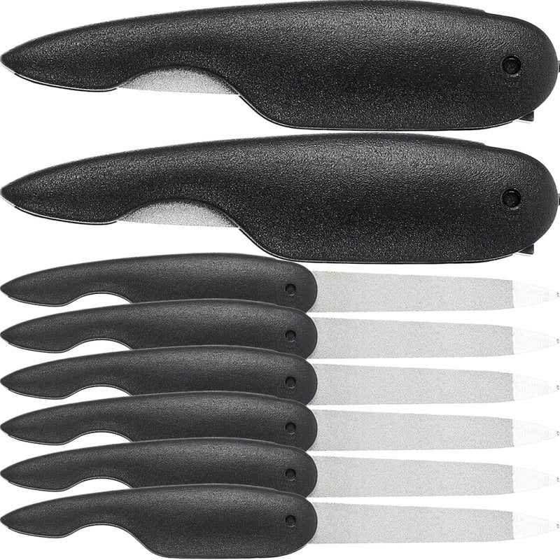 ABOOFAN 8pcs Folding Nail Files and Nail Buffers Double-Sided Mini Manicure Set Portable Washable Emery Boards for Travel and Professional - Image 1