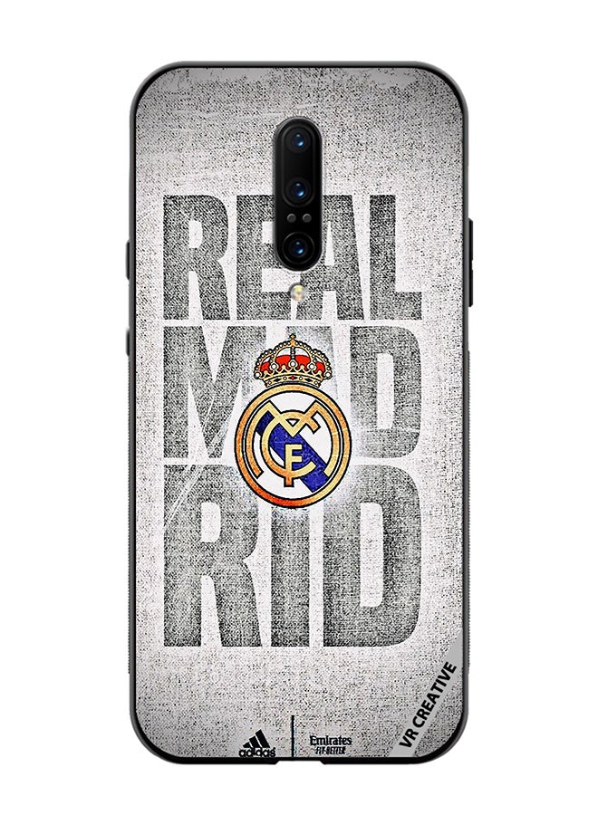 VR CREATIVE Protective Case Cover For OnePlus 7 Pro Real Madrid Logo Design Multicolour - Image 1