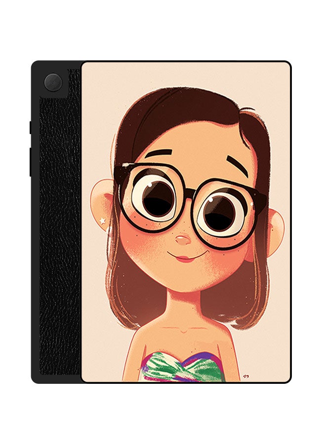 Theodor Protective Flip Case Cover For Samsung Galaxy Tab A8 10.5 2021 Little Girl With Specks - Image 1