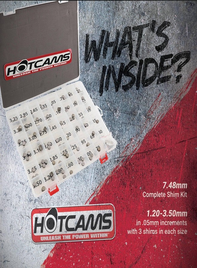 Hot Cams 7.48mm Complete Shim Kit Hcshim01 For Honda Crf Kawasaki Kx Suzuki Rmz Yamaha Wr Yz Dirt Bikes - Image 3