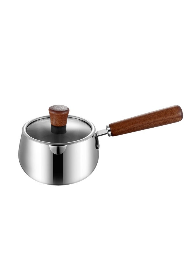 عام **وعاء حساء صغير 12 سم - متعدد الاستخدامات للحساء والحليب والمعكرونة، غير لاصق وسهل التنظيف مع مقبض مقاوم للحرارة** - Image 1