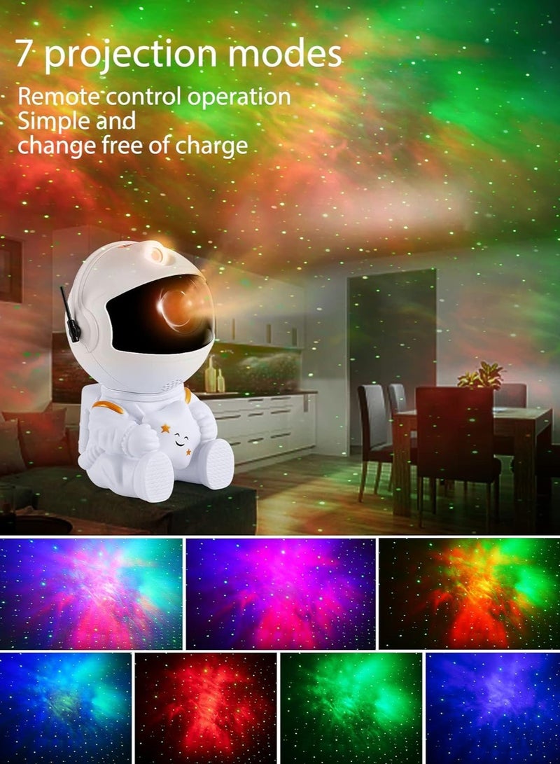 ELTRAZONE Astronaut Starry Sky Projector, LED Night Light Starry Sky with Remote Control 360° Rotation 16 Modes Galaxy Light Projector for Children Adults Bedroom Room Decoration Party Ambience - Image 4