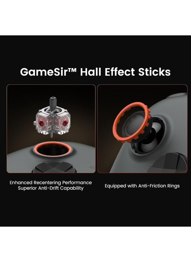 General - Classic Gamepad GameSir Nova 2 Lite Wireless PC Controller with Hall Effect Joysticks & Triggers, 2.4G & Wired 1000Hz Polling Rate, Remappable Buttons-Compatible with PC/Switch/Steam/Android/ iOS - Image 1