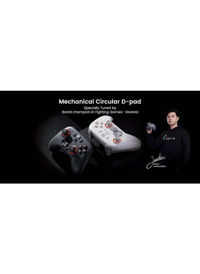 General - Classic Gamepad GameSir Nova 2 Lite Wireless PC Controller with Hall Effect Joysticks & Triggers, 2.4G & Wired 1000Hz Polling Rate, Remappable Buttons-Compatible with PC/Switch/Steam/Android/ iOS - Image 1