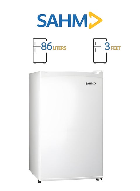 Single Door Refrigerator - 3 Feet - 86 Liters - White - SHM-135RDK