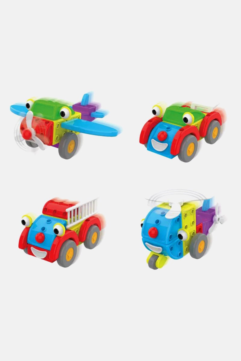 THE LEARNING JOURNEY Techno Kids 4 in 1 on the Go Construction Sets, Purple - Image 2