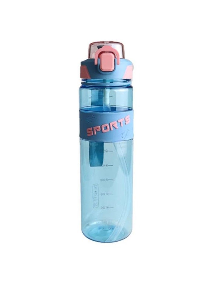 QSHOP SportBottle Leak Proof Sports Water Bottle, Portable Drinking Bottle for Gym and Fitness with Strap, BPA Free, 1 Liter Premium Quality  - Image 1