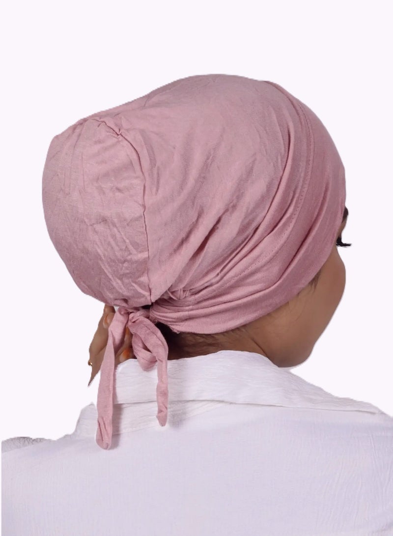برفكتوري قبعة عمامة نسائية من الجيرسي مع رباط للإغلاق، وغطاء رأس إسلامي - أالوردي  - Image 1