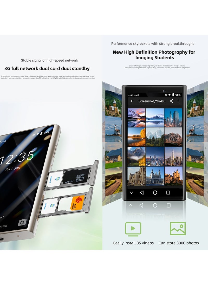 SOYES - SOYES XS24 Pro Mini Smartphone 3.0 inch 2GB RAM 16GB ROM 3G 900mAh Android 9 Dual SIM Face ID Dual Camera WiFi Bluetooth - Image 1