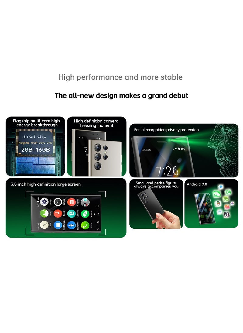 SOYES SOYES XS24 Pro Mini Smartphone 3.0 inch 2GB RAM 16GB ROM 3G 900mAh Android 9 Dual SIM Face ID Dual Camera WiFi Bluetooth  - Image 3