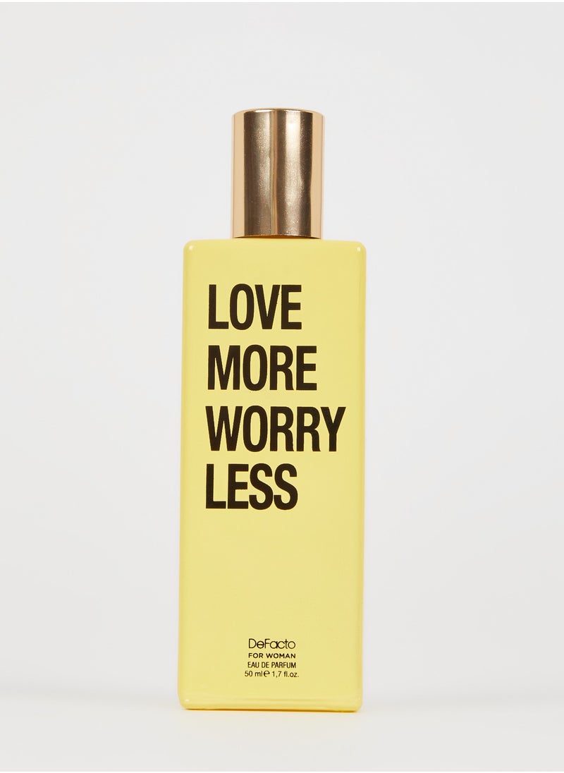 DeFacto Woman Love More Worry Less Perfume 