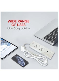 elexon 3 Way Power Extension With 2M Cable  - Image 3
