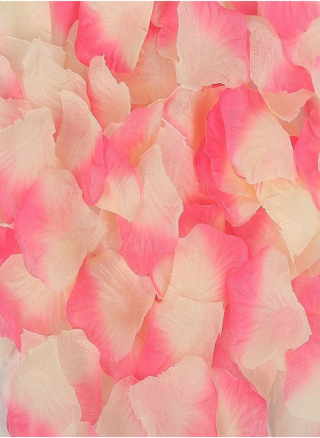 Generic - Peach Pink Series: 1000 pieces of silk rose petals, artistic petals, 1.1-inch loose flowers, proposal scraper, wedding aisle, petal basket, wheel, bride shower center piece decoration. - Image 1