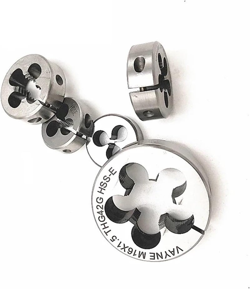 Round Threading Dies Round Threading Die HSSE Metric ar-d Fine Thread Round Die M1.6 M1.8 M2 M2.2 M2.5 M2.6 M3 M3.5 M4 M4.5 M5 M5.5 M6 M7 M8 M9 Screw Threading Dies(M9X1)(M5x0.9) - Image 3