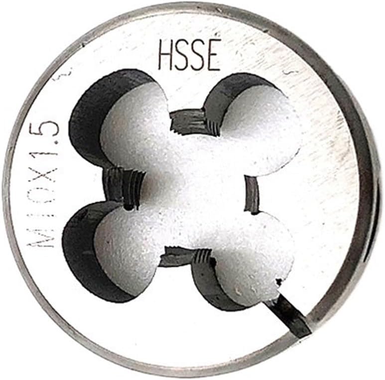 Round Threading Dies Round Threading Die HSSE Metric ar-d Fine Thread Round Die M1.6 M1.8 M2 M2.2 M2.5 M2.6 M3 M3.5 M4 M4.5 M5 M5.5 M6 M7 M8 M9 Screw Threading Dies(M9X1)(M5x0.9) - Image 1