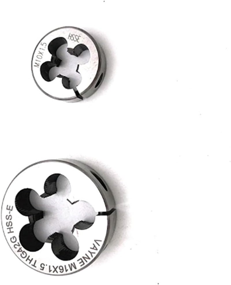 Round Threading Dies Round Threading Die HSSE Metric ar-d Fine Thread Round Die M1.6 M1.8 M2 M2.2 M2.5 M2.6 M3 M3.5 M4 M4.5 M5 M5.5 M6 M7 M8 M9 Screw Threading Dies(M9X1)(M5x0.9) - Image 5