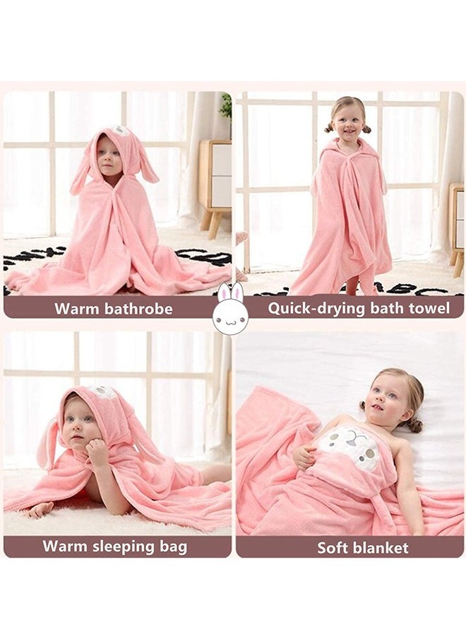Gonice - Baby Bath Towel Ultra Soft Hooded Towel Highly Absorbent Bathrobe Blanket Toddlers Shower Gifts for Kids 0-10 Years - Image 1