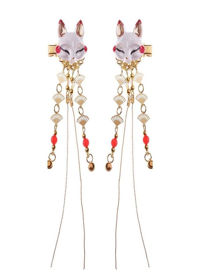 Kopida Japanese Animal Hair Pin Tassel Hairpin Jewelry Vintage Hair Clip Cosplay for Japan Kimono Chinese Hanfu Handwork Hair Accessories Cute Girl Daily Cos Props - Image 1